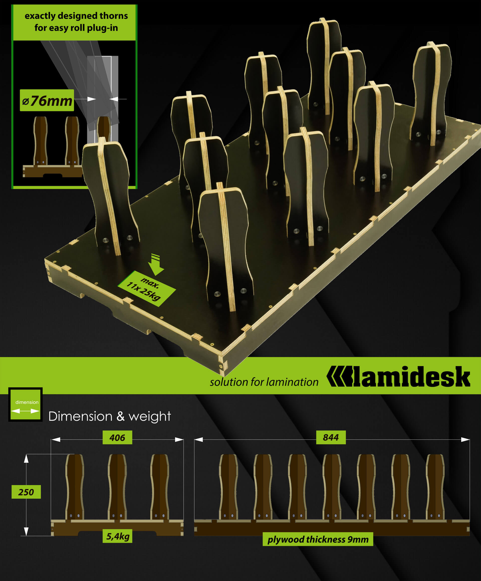 rollholder plywood 01